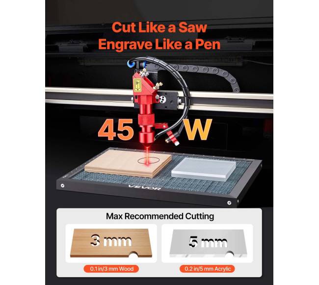 45W CO2 lazerinis graviravimo aparato1