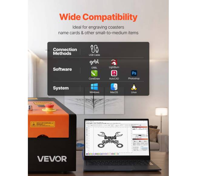 45W CO2 lazerinis graviravimo aparato3