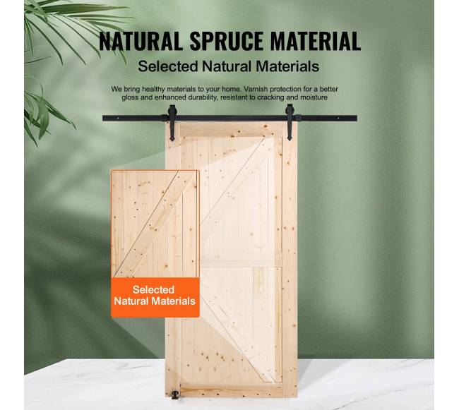 Medinės stumdomos durys su furnitūros komplektu2