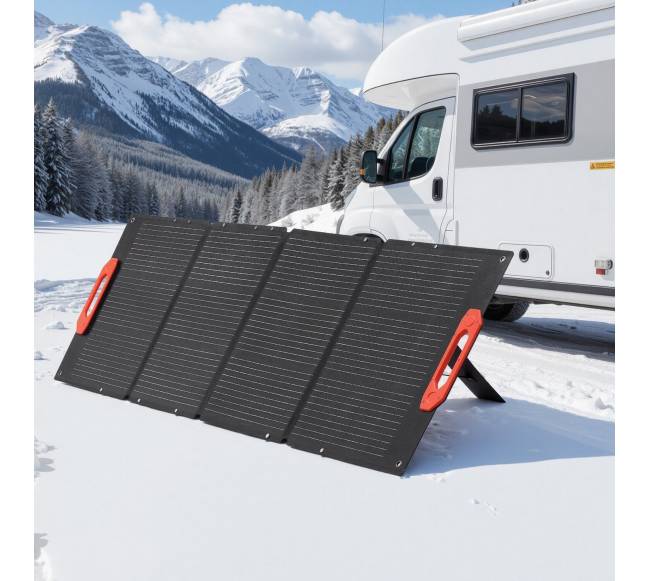 Sulankstomas 150 W saulės skydas lauko iškyloms7