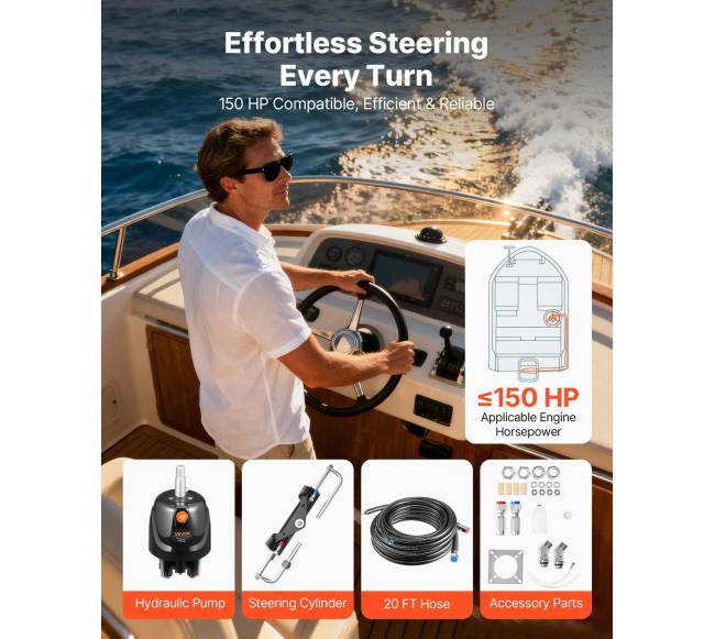 Hidraulinė valdymo sistema laivui 150 AG1