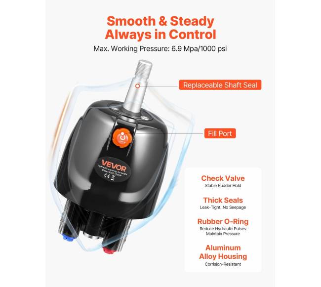 Hidraulinė valdymo sistema laivui 150 AG2