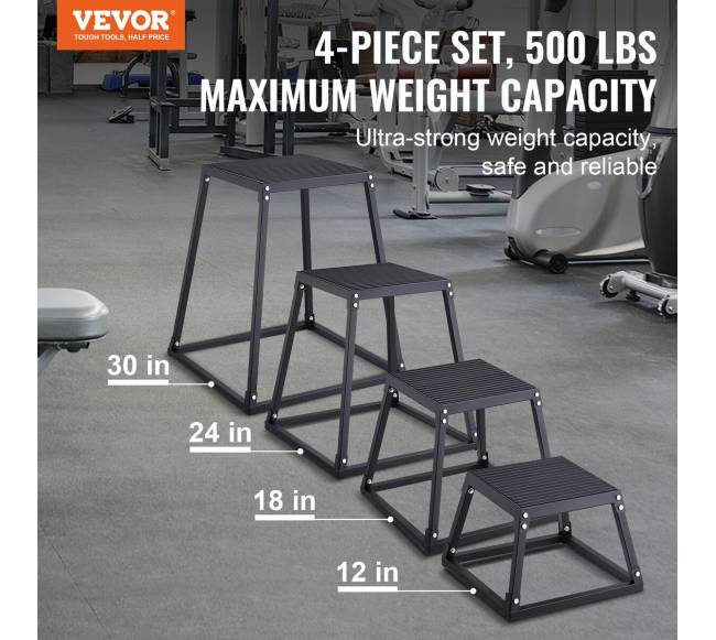 Pliometrinės šuolių dėžės sporto treniruotėms1