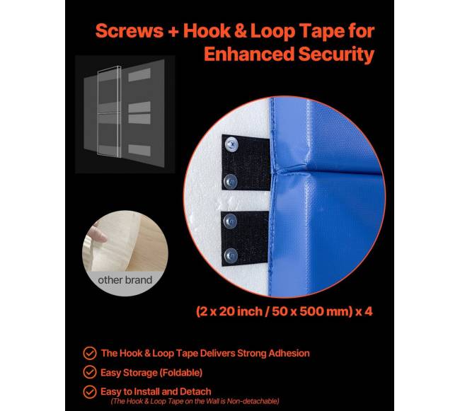 Krepšinio sienų paminkštinimas 5 cm storio3