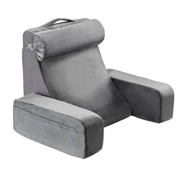 Skaitymo pagalvė su atrama ir 3 kišenėmis9