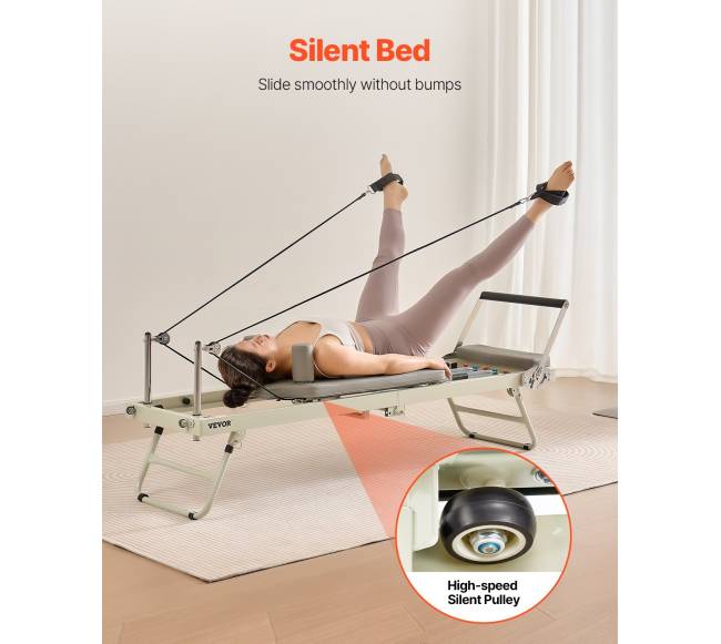 Sulankstomas pilates reformeris namų treniruoklis3