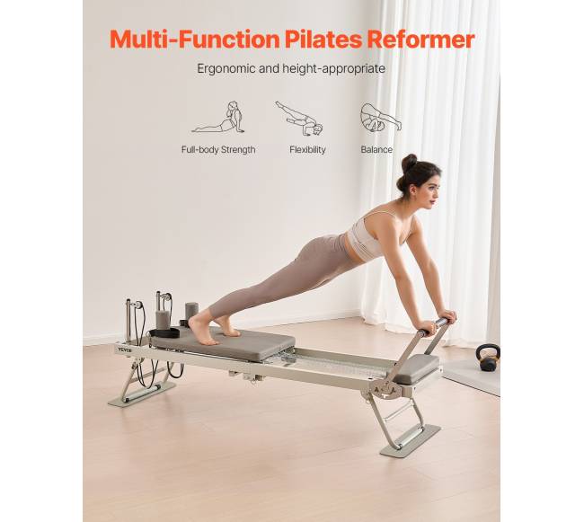 Sulankstomas pilates reformeris namų treniruoklis5