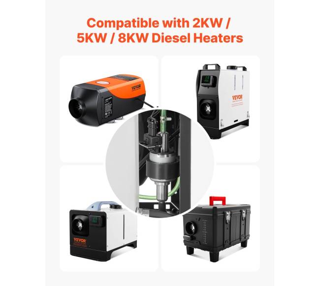 Dyzelinio šildytuvo degalų siurblys, 1224V DC2