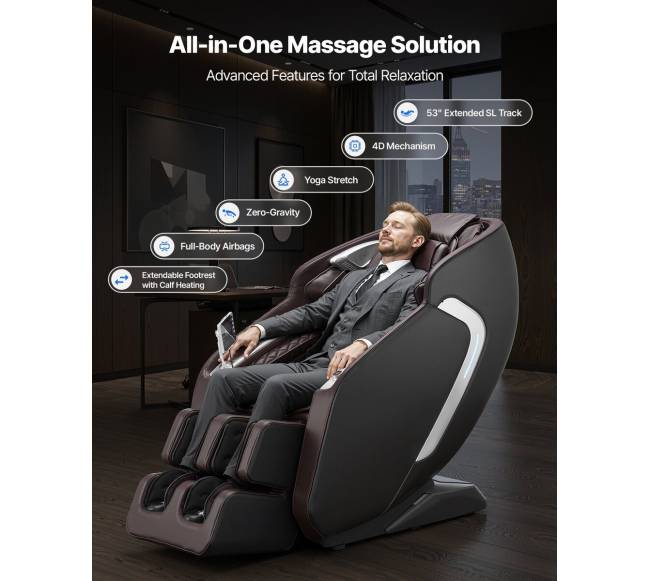 Viso kūno masažo krėslas su SL bėgiu1