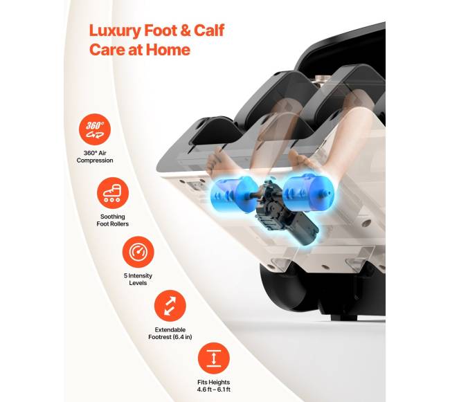 Viso kūno masažinė kėdė su SL-vėžėmis6