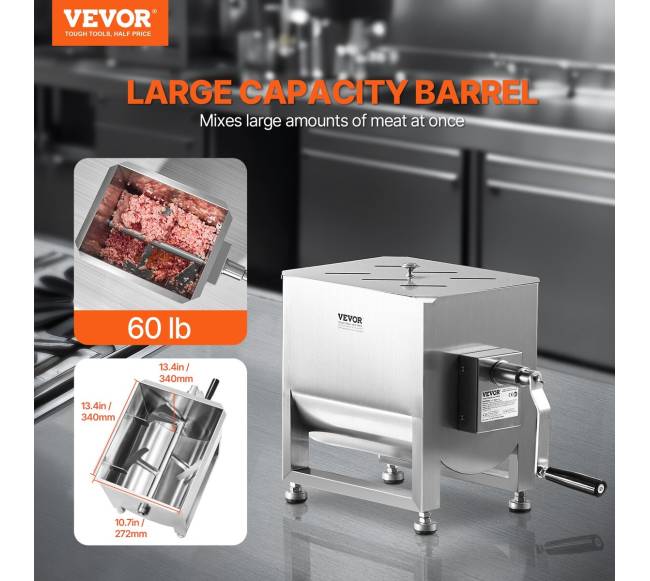 Rankinė mėsmalė dešroms, 60 l talpa1