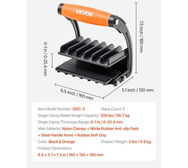 Faneros plokščių nešimo įrankis iki 90 kg6