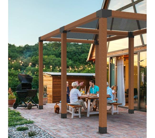 4x4 colių pergolos tvirtinimo rinkinys su pagrindais7