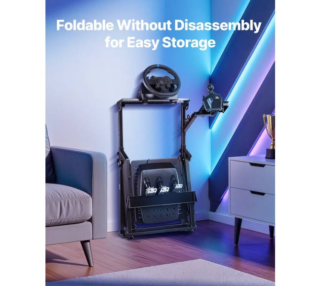 Lenktynių vairas stovas reguliuojamas ir sulankstomas5