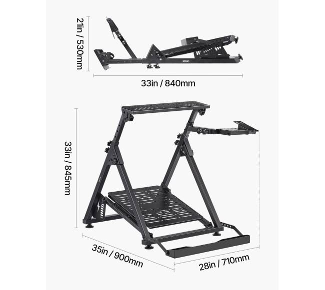 Lenktynių vairas stovas reguliuojamas ir sulankstomas6