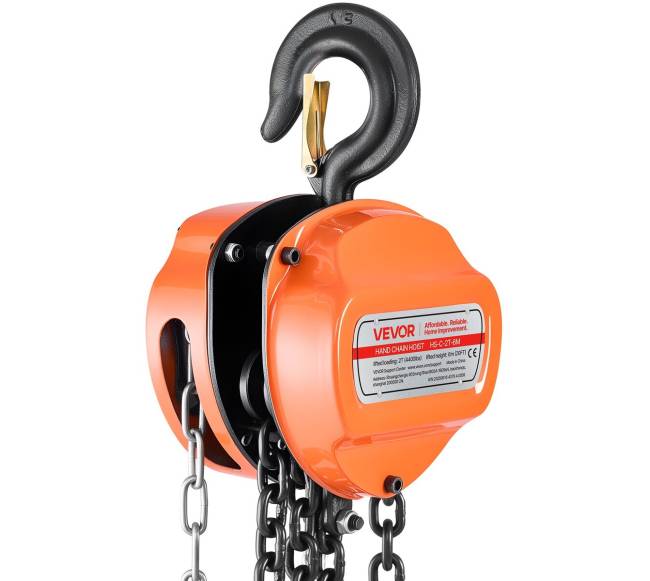 Rankinis grandininis keltuvas, 2 t svoris, 6 m pakilimas10