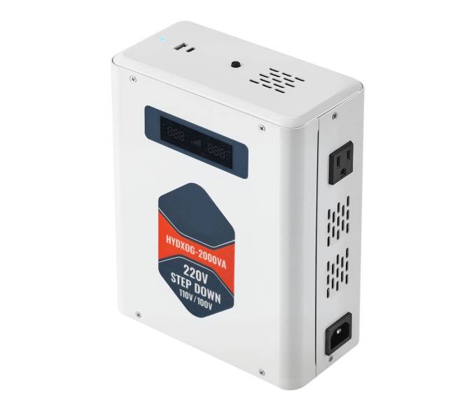 Įtampos keitiklis 2000VA, 220V į 110V transformatorius0