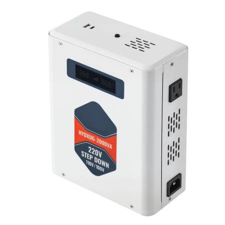 Įtampos keitiklis 2000VA, 220V į 110V transformatorius0