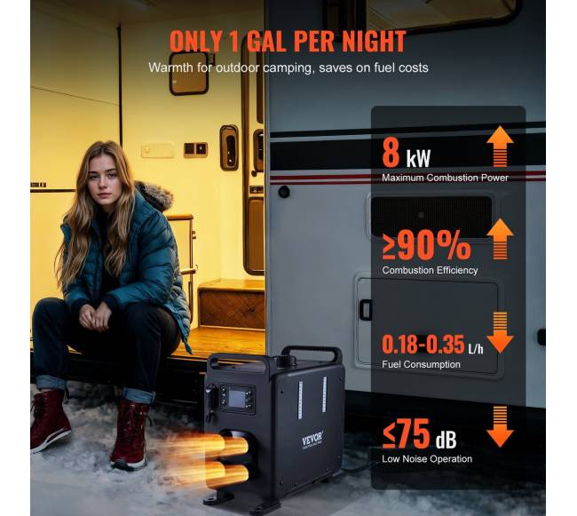 Dyzelinė automobilių autonominė šildytuvas 12V24V4