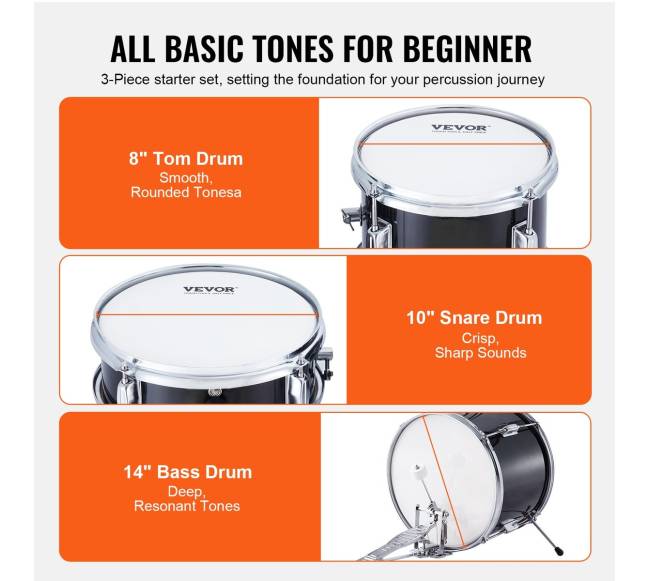 Vaikiškas būgnų rinkinys su kėdute2