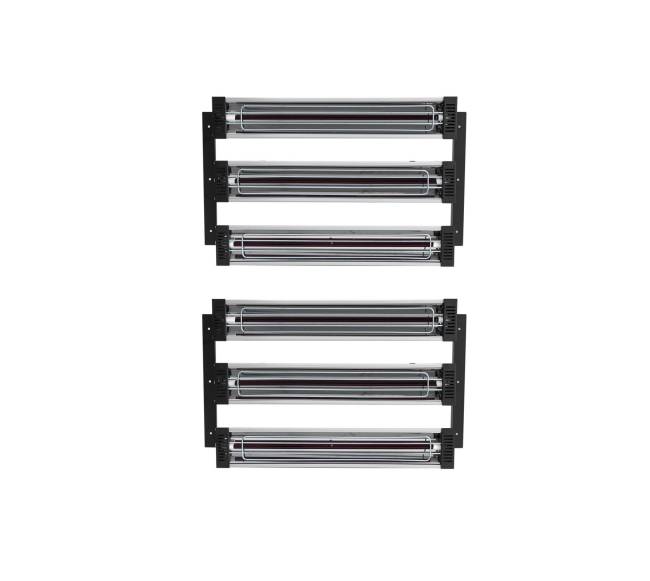 Infraraudonųjų spindulių šildytuvas dažymo kabinoms, 2 komplektai, 3000W0