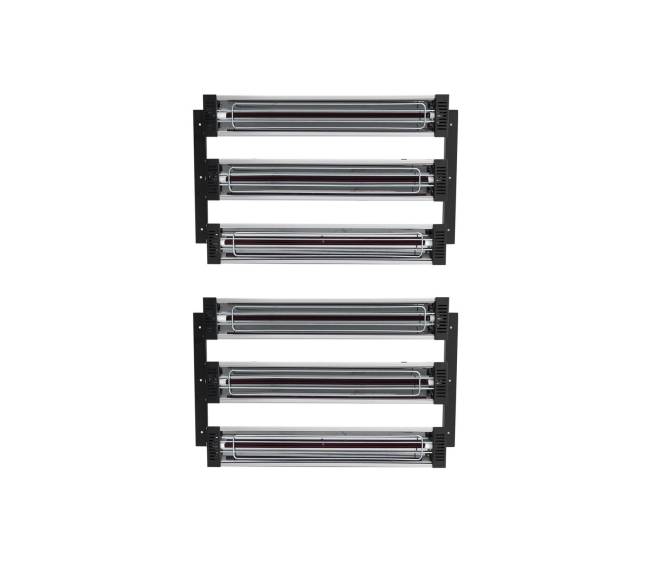 Infraraudonųjų spindulių šildytuvas dažymo kabinoms, 2 komplektai, 3000W10