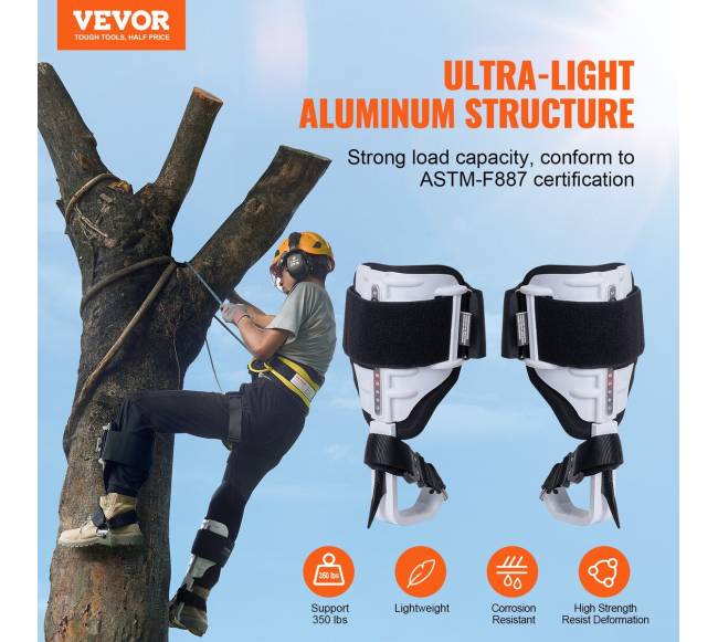 Aliumininiai laipiojimo spyglių įrankiai arboristams1