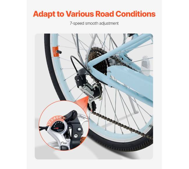 26 colių mėlynas kruizeris su krepšeliu3