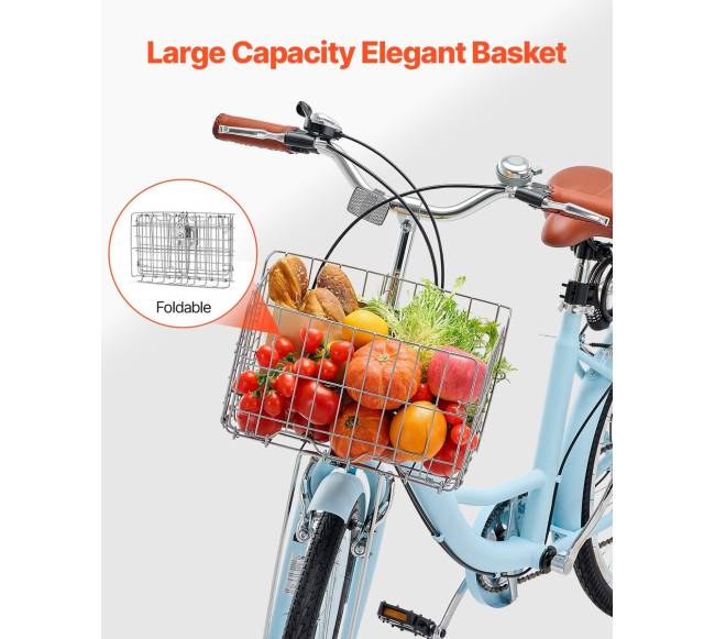 26 colių mėlynas kruizeris su krepšeliu4