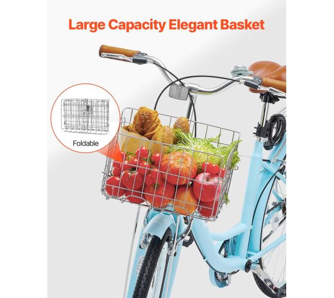 26 colių kruizeris dviračio su krepšiu4