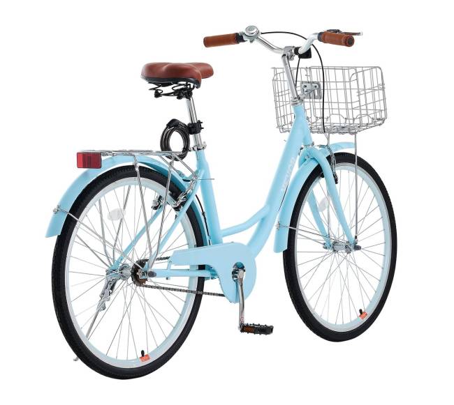 26 colių kruizeris dviračio su krepšiu10