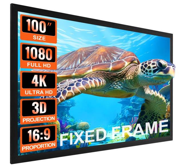 Projektoriaus ekranas 256 cm 16:90