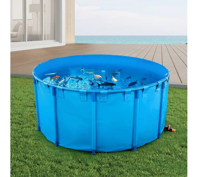 Drobės tvenkinys virš žemės žuvų bakas 5000 l7