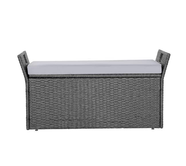 Lauko suoliukas-saugykla PE ratanas9