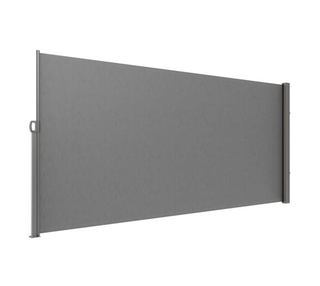 Ištraukiama šoninė markizė, 180g poliesteris, pilka10