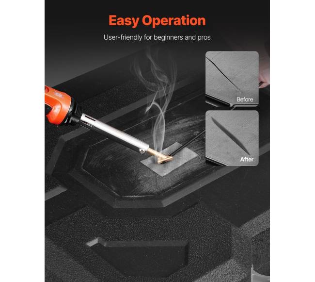 Plastmasės virinimo komplektas 60W100W4