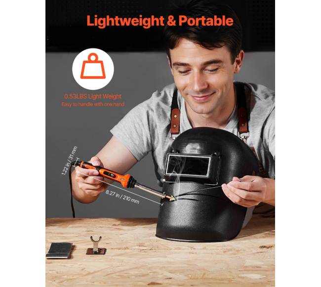 Plastmasės virinimo komplektas 60W100W5