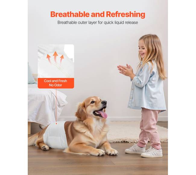 Vienkartinės šunų sauskelnės, M dydis, 96 vnt.3