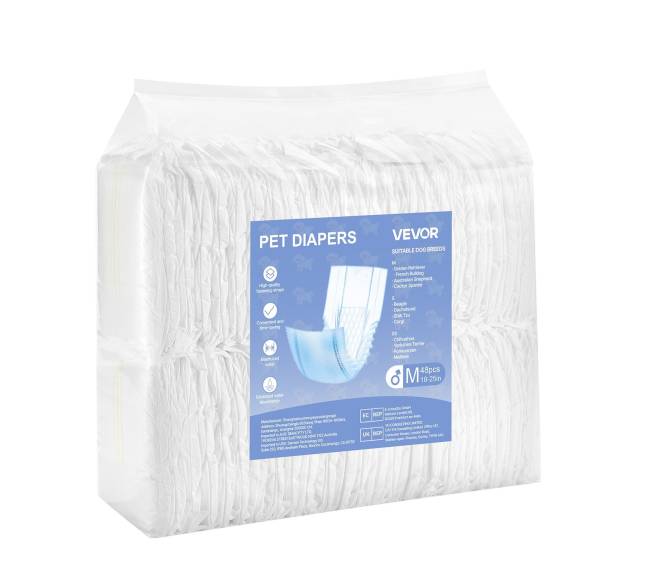 Vienkartinės šunų sauskelnės, M dydis, 96 vnt.9