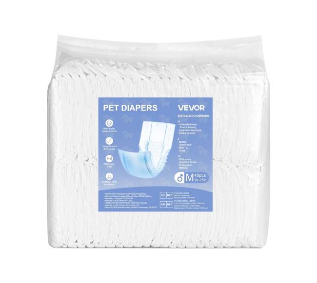 Vienkartinės šunų sauskelnės, M dydis, 96 vnt.10