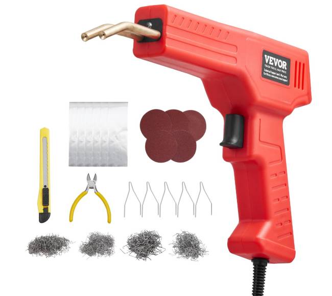 Plastiko virinimo aparatas 100W su 800 kabučių0