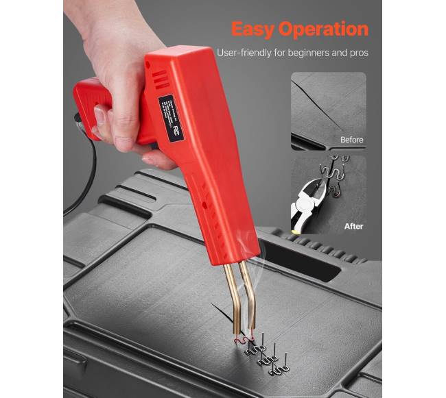 Plastiko virinimo aparatas 100W su 800 kabučių4