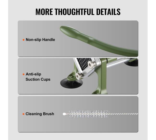 Prancūziško bulvių pjaustyklė su 3 peiliais5