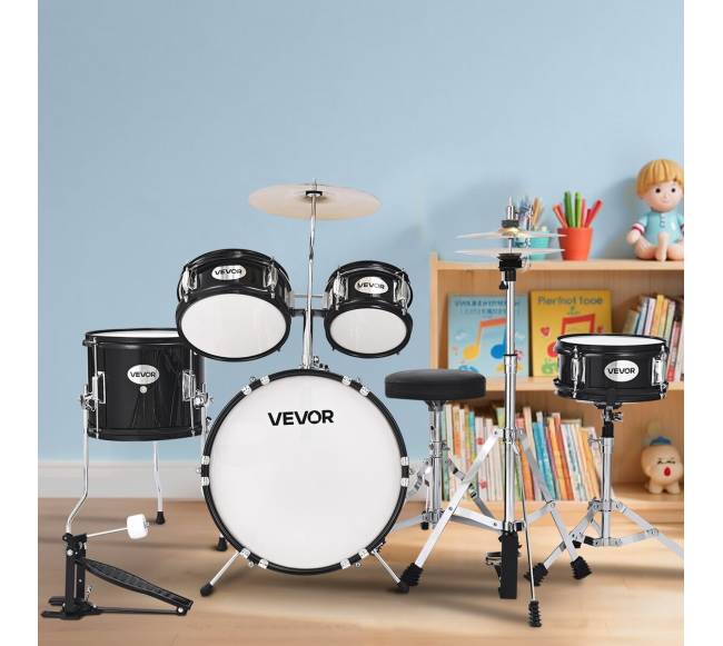 Vaikų būgnų rinkinys su 14 cm bosiniu būgnu7