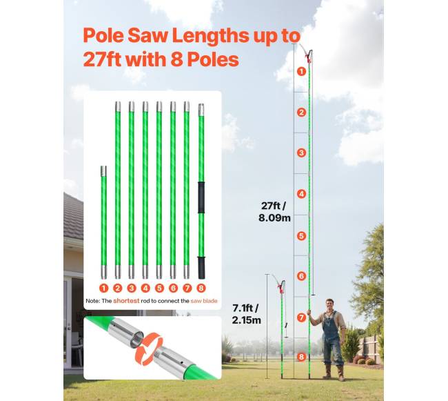 Rankinis teleskopinis genėjimo pjūklas1
