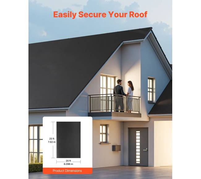 EPDM guminė stogo danga 6 x 7.5 m2