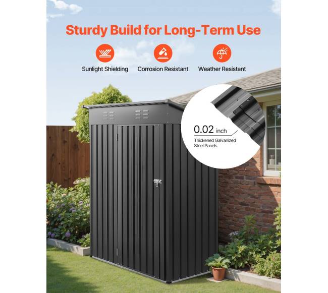 Metalinė sodo sandėliavimo patalpa 1533 x 876 x 1815 mm2