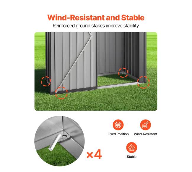 Metalinė sodo sandėliavimo patalpa 1533 x 876 x 1815 mm4