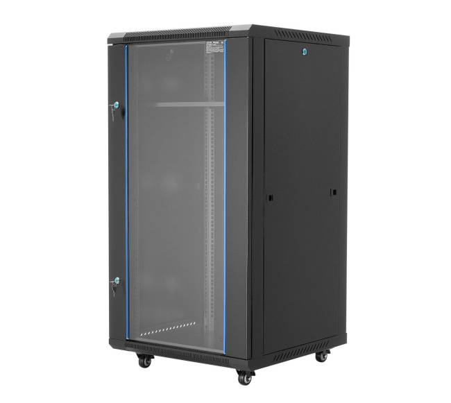 22U tinklo spinta su stiklo durimis 600 mm8