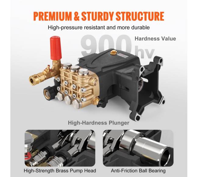 Aukšto slėgio plovimo siurblys, horizontalus3